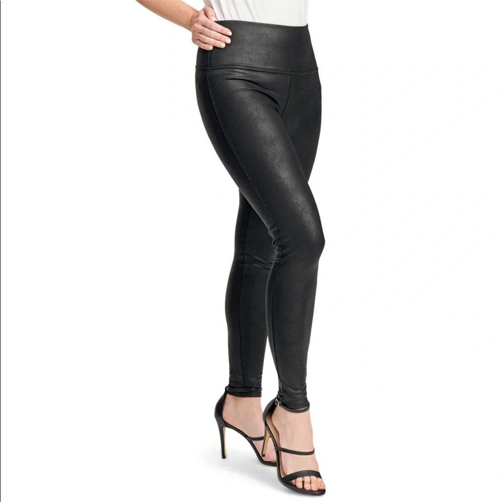 New! Seven7 Liquid Faux Leather Leggings Various Sizes! - Picture 5 of 7